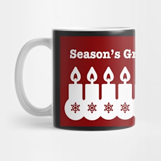 Season’s Greetings, Merry Christmas Mug